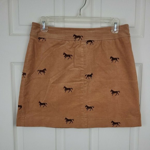 Lilly Pulitzer Dresses & Skirts - Lilly Pulitzer Corduroy Horse Equestrian Skirt Size 0